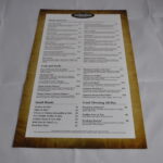 Custom Sized Menus
